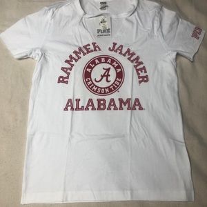 PINK University of Alabama Cutout Campus Tee